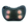 Oreiller de massage Shiatsu avec chaleur de Sharper Image - Gris.