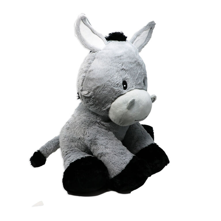 Plushies by Baby Mode Plush Grey Donkey Toy -18"