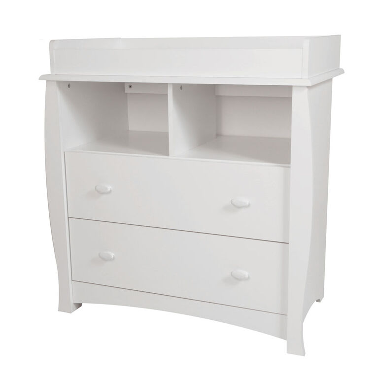 Beehive Changing Table With Removable Changing Station Pure White