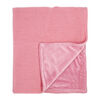 Amor Bebe Pink Rose Sweater Knit Mink Blanket