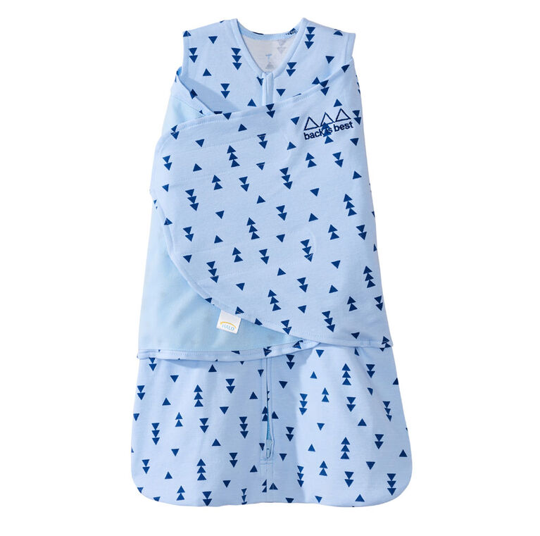 HALO SleepSack Swaddle - Triangle Denim  - Coton - Petite.