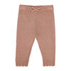 Rock a Bye Baby Pink Knit Cardigan with Frill Collar & Trouser 6-12M