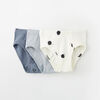simple cotton briefs, 12-24m - grey