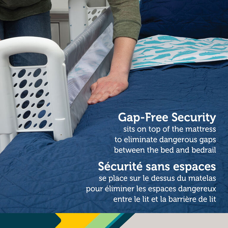 Safety 1st Top Of Mattress Bed Rail - Grey
