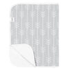Kushies Portable Changing Pad Liner Flannel Lt. Grey One Direction
