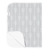 Kushies Portable Changing Pad Liner Flannel Lt. Grey One Direction