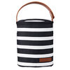 JJ Cole Bottle Cooler Bag - Black & White Stripe