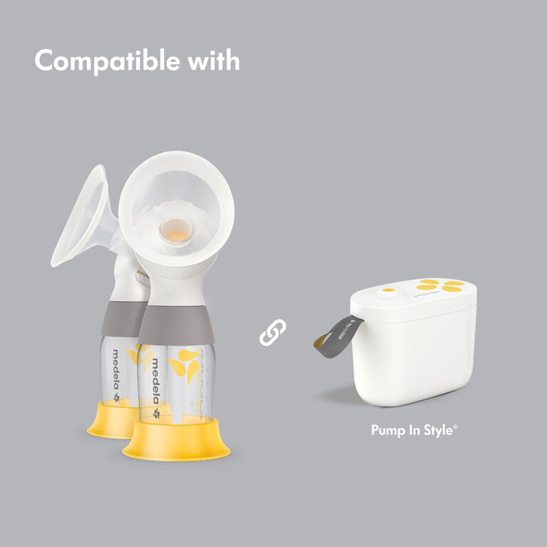 Ensemble d'expression double Medela PersonalFit Flex pour tire-laits électriques, compatible avec Pump In Style avec MaxFlow