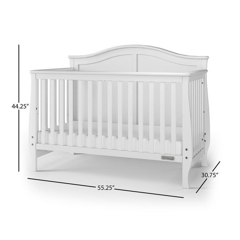 Child Craft Camden 4in1 Convertible Crib Matte White Babies R Us