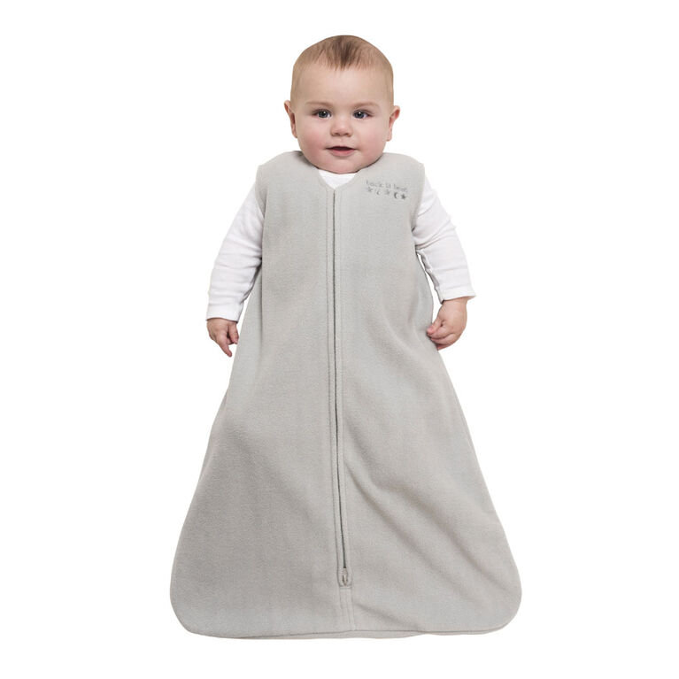 HALO SleepSack Wearable Blanket - Cotton - Heather Gray Medium 6-12 Months