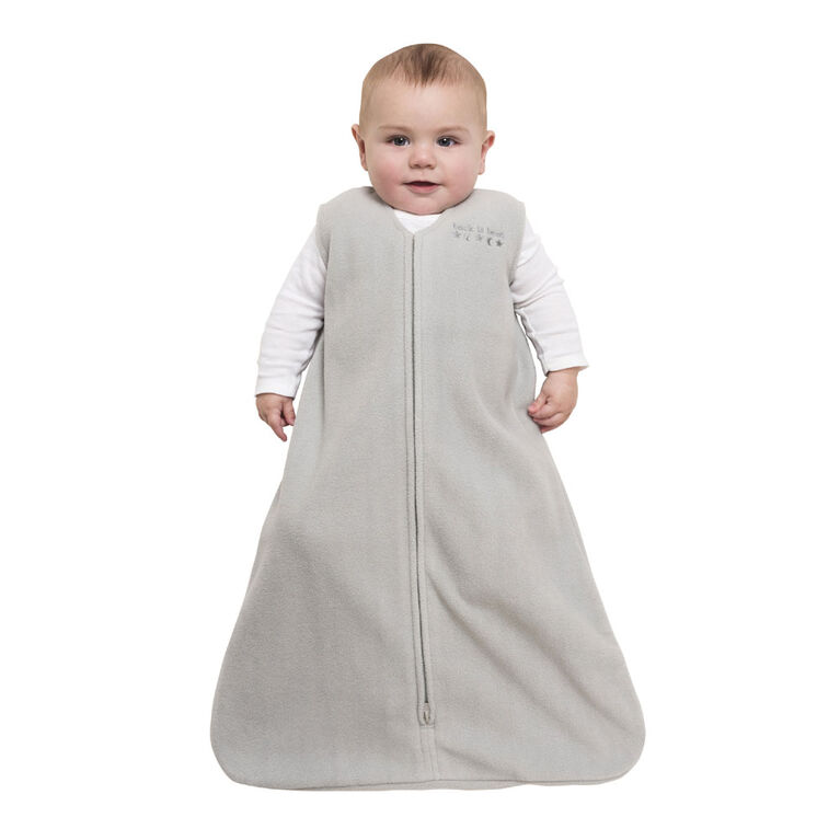 HALO SleepSack wearable blanket - Solid Grey - Micro-fleece - Small