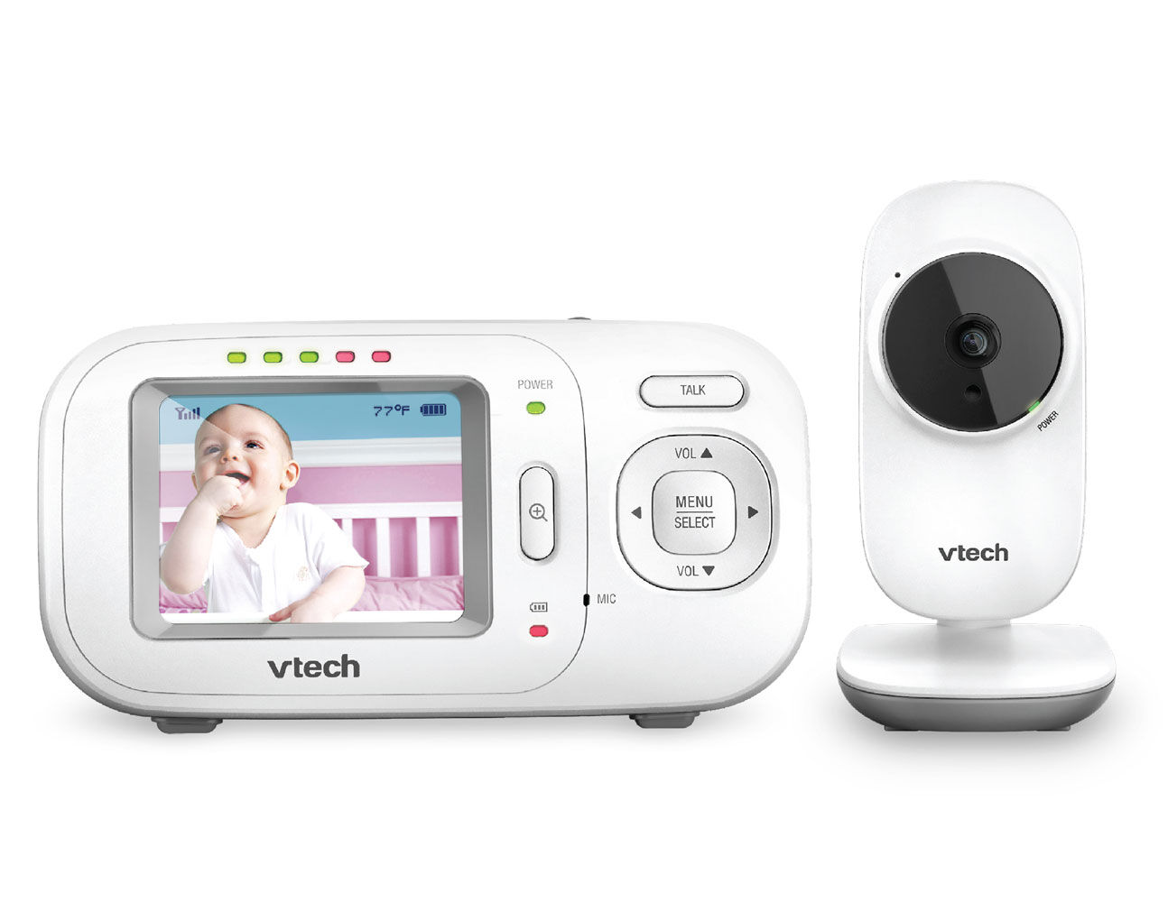 Vtech vm2251 full colour video and sale audio monitor