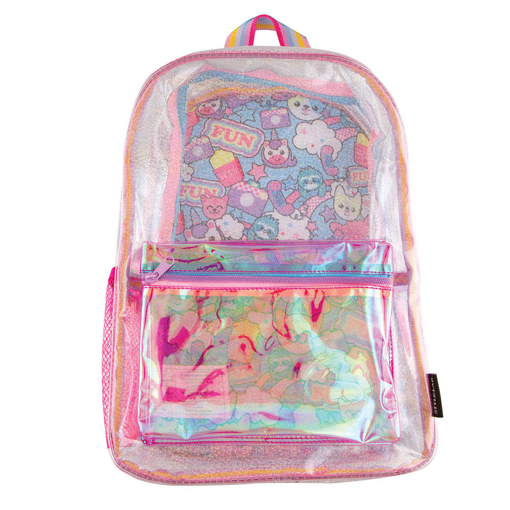Fashion Angels Sparkle Transparent Character Backpack Toys R Us Canada