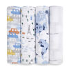 Languettes En Mousseline De Coton Aden + Anais Essentials Little Big World, Lot De 4