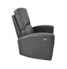 Fauteuil électrique Habana en cuir reconstitué - Gris