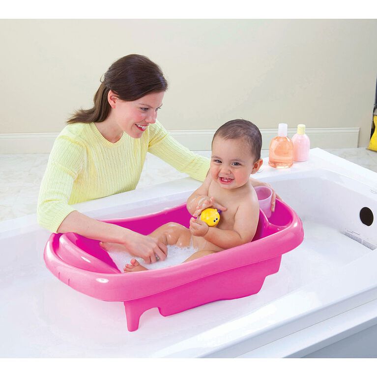 Sure Comfort Deluxe Newborn To Toddler, Pink Infant Bathtub