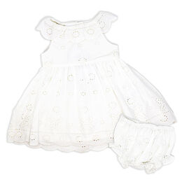 Rock A Bye Bébé blanc 2 pièces oeillet 