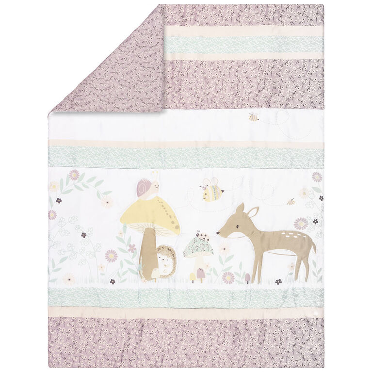 Enchanted Garden 4 Pc Crib Bedding