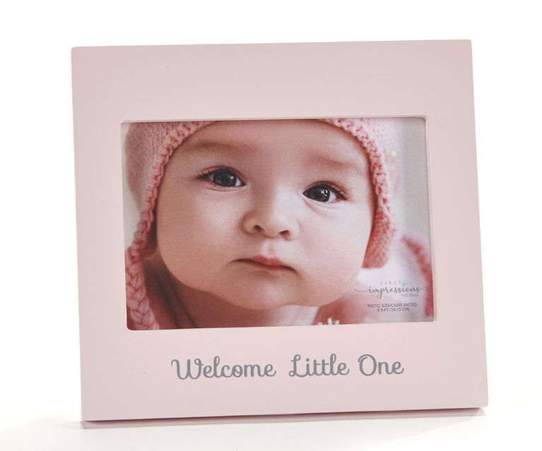 Pink Welcome Little One Photo Frame