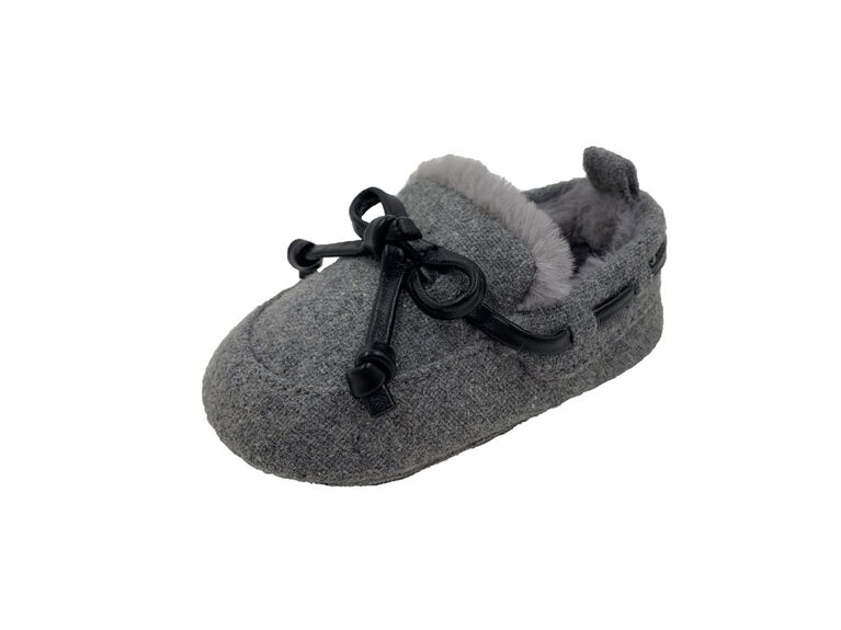 Chaussons gris de First Steps, Taille 1, 0-3 mois