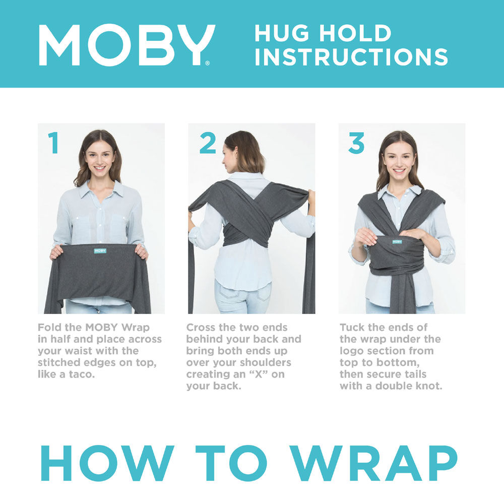 Moby wrap slate discount