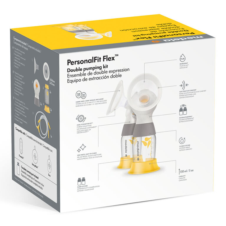 Medela PersonalFit Flex Double Pumping Kit for Freestyle, Swing Maxi, Duo