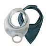 Muslin Bandana Bibs with Teether Blue 2 Pack