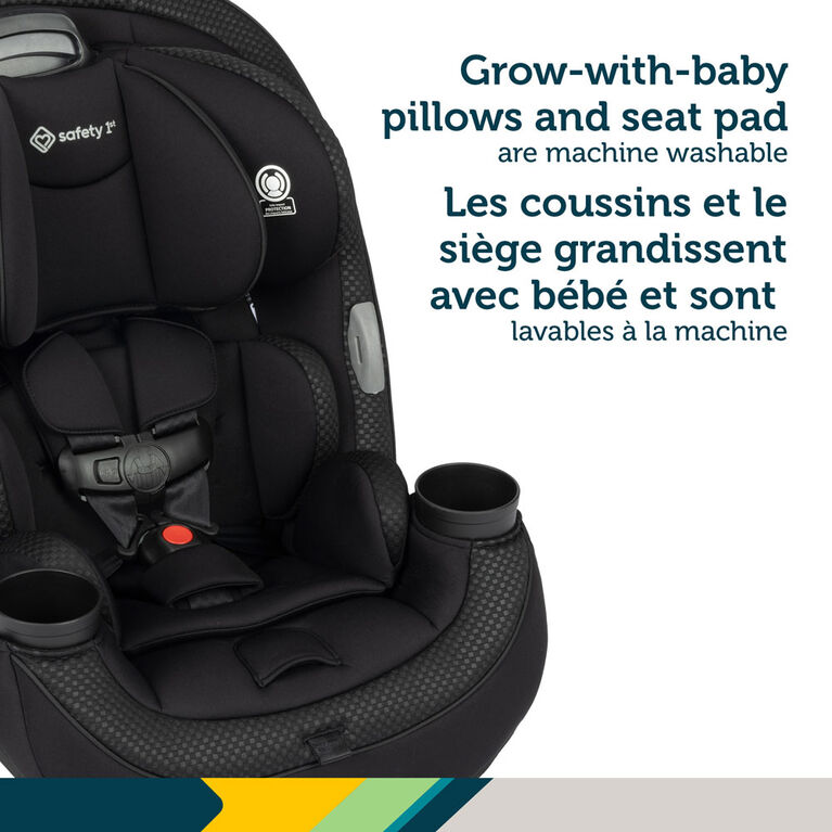 Siège d’auto transformable Tout-En-Un Grow and Go- Noir débossé