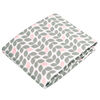 Kushies Drap Contour pour Poussette ou Panier Coton Flanelle Pétale Grises