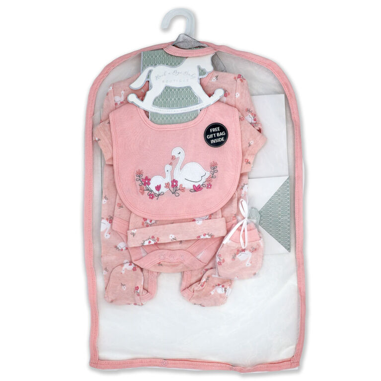 Rock A Bye Baby 5 Piece Swan Newborn