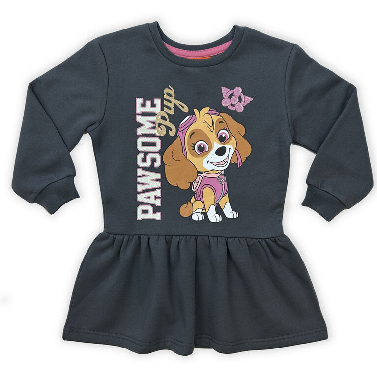 Robe À Manches Longues Paw Patrol - Anthracite - 2T