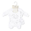 Bonjour Bebe - Bear 5-Piece Velour Gift Set - Newborn