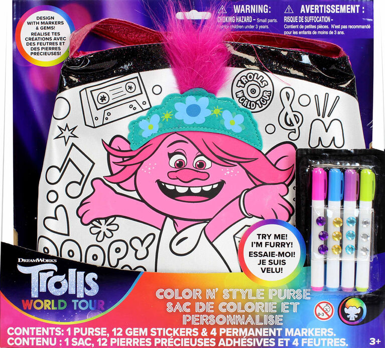 Trolls - Color N Style Purse - English Edition