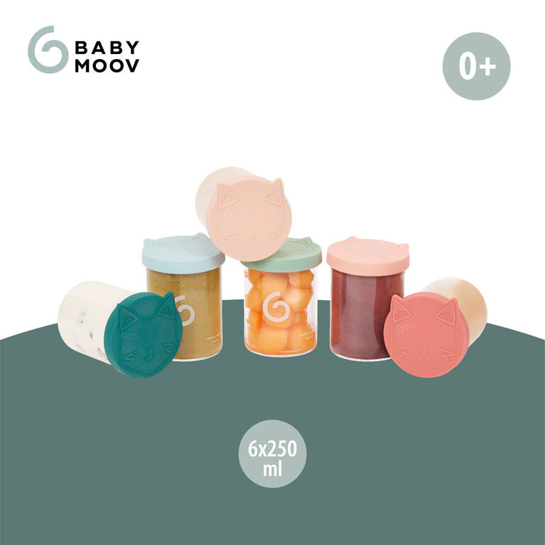 Babymoov - Isy Bowls Glass 8.5oz (x6)