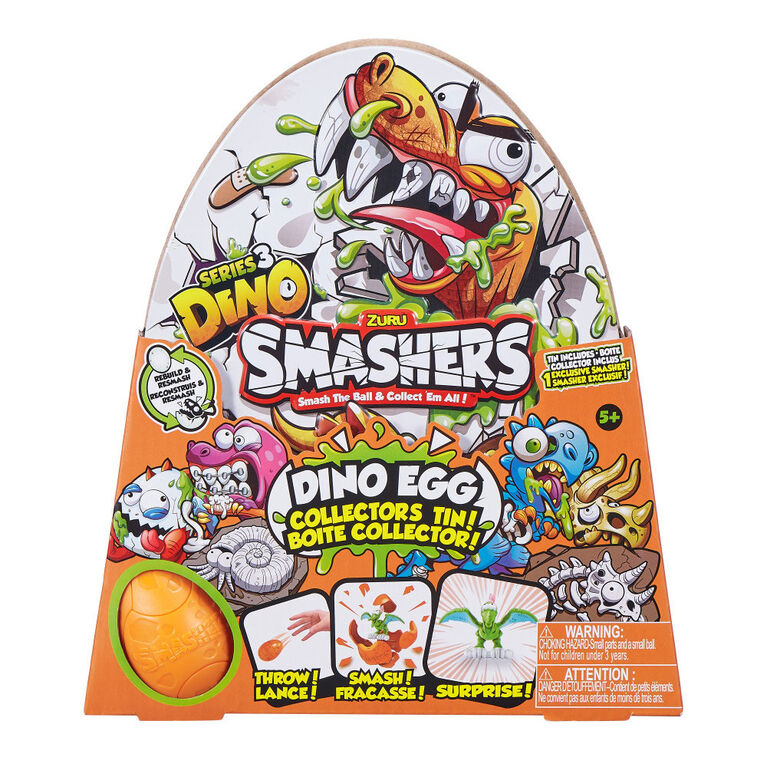 Zuru Smashers Series 3 Dino Egg Collectors Tin R Exclusive Toys R