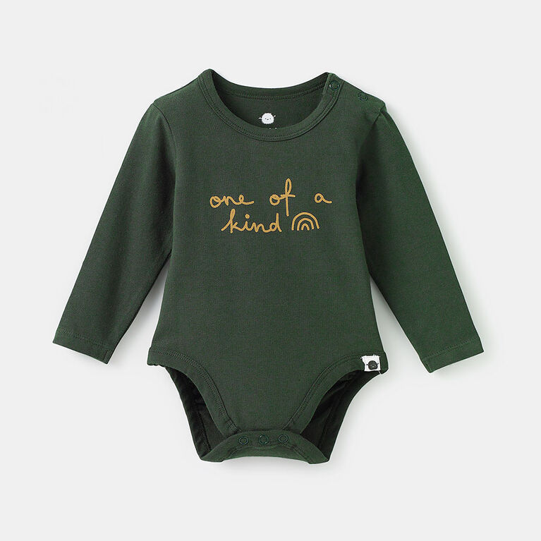 Long Sleeve Play All Day Bodysuit Size 12 18m Green