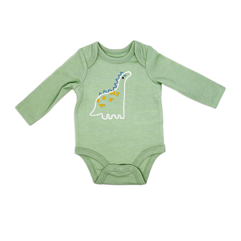 Sterling Baby 3 Pièces sur pied ensemble : Dinosaure vert 3M