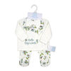 Baby Mode 3 Piece Quilted Take Me Home :Blue Hello Big World 6-9M