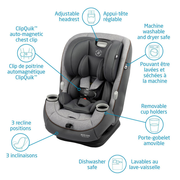 Pria Tout-En-Un de Maxi-Cosi -Essential Graphite