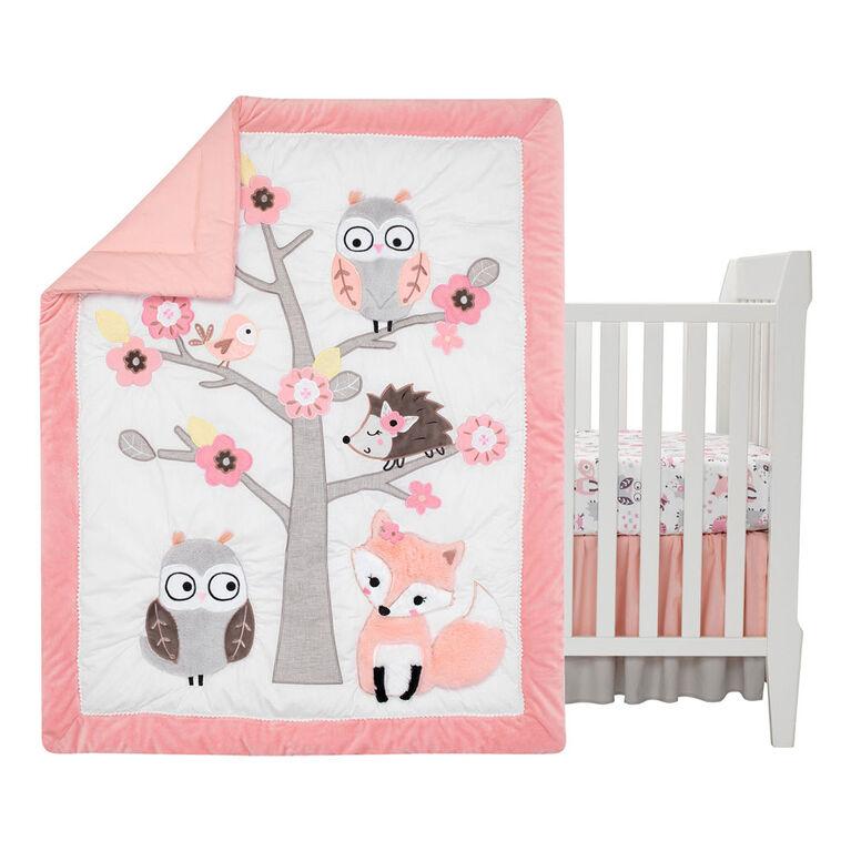 Lambs & Ivy - Friendship Tree 3-Piece Crib Bedding Set - Multicolor