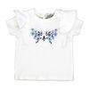 Baby Mode  3 Piece Pant Set: Blue Floral