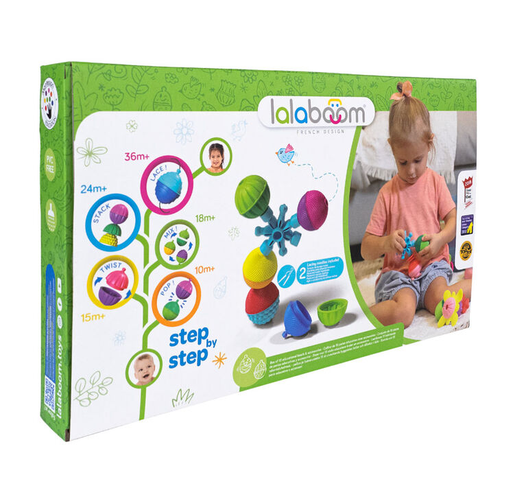 Lalaboom - 36 Pieces Rainbeads