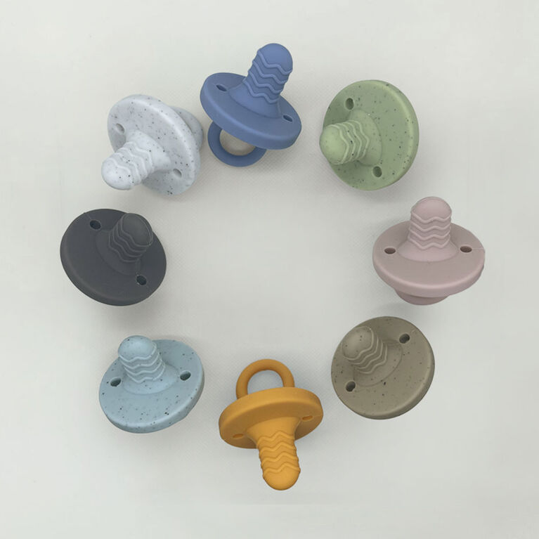 Kushies - Siliteethe Teether 2pk Sand/Daydream Gry