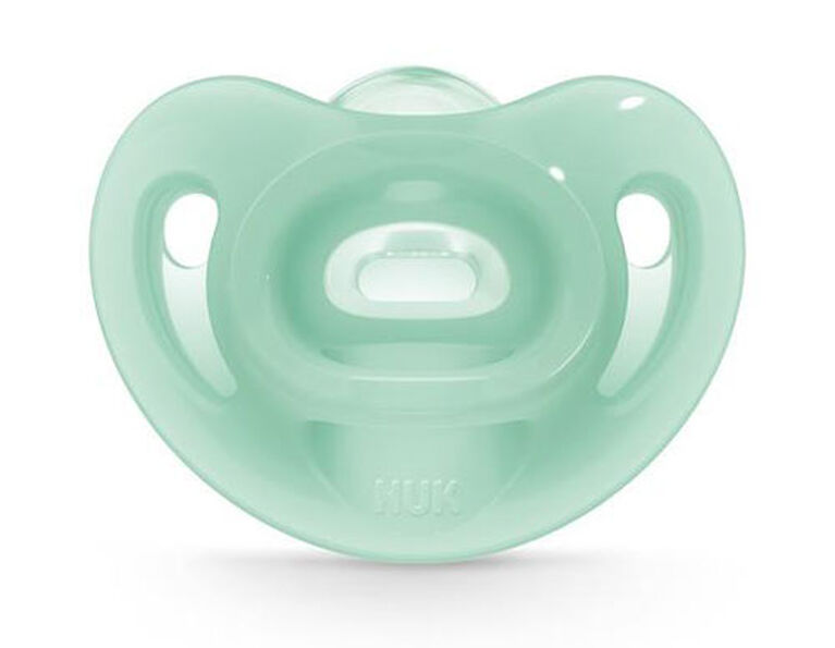 NUK Sensitive Orthodontic Pacifiers, 0-6 Months, 2-Pack