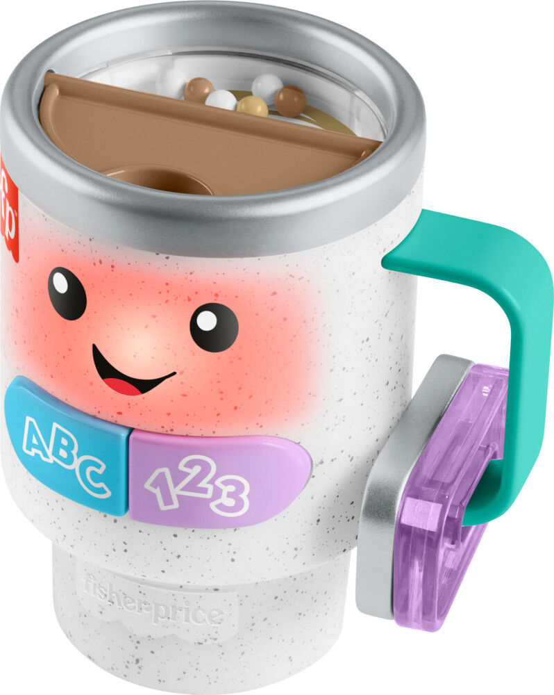 Fisher Price Laugh Learn Wake Up Learn Coffee Mug Baby Musical