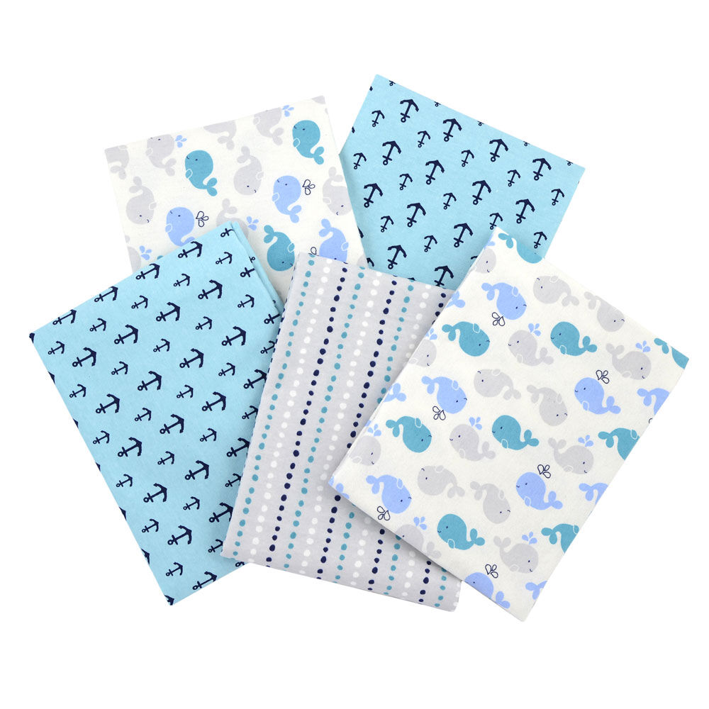 Gerber 5 Pack Nautical Flannel Receiving Blankets Babies R Us Canada