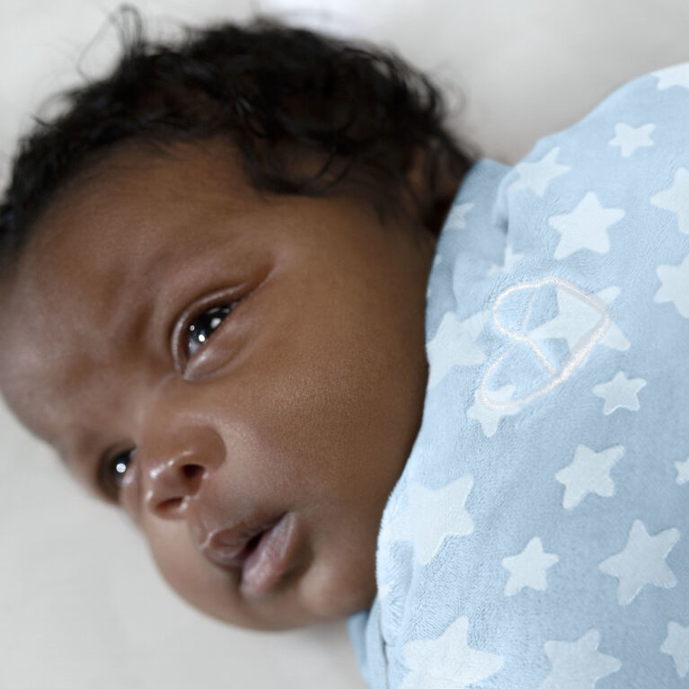 Velboa - étoiles bleues 2PK P/M 0-3M de SwaddleMe By Ingenuity