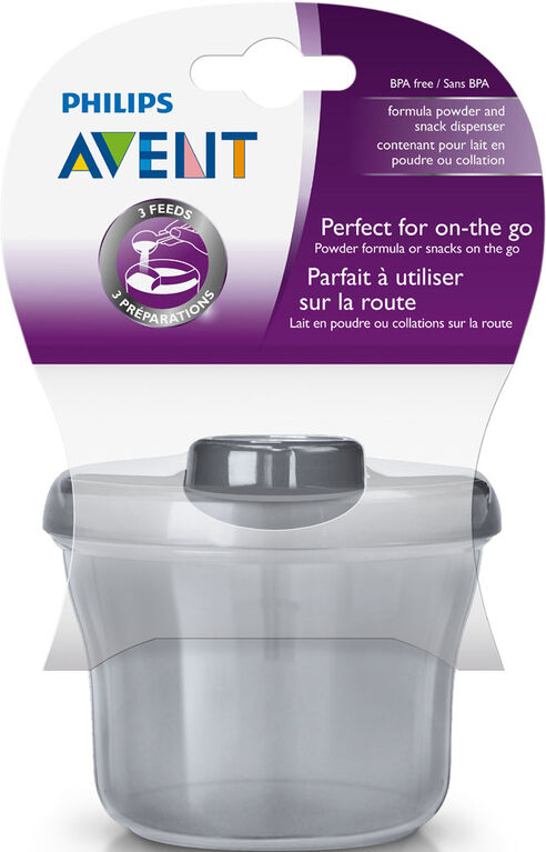 Philips Avent SCF135/18 Powder Formula Dispenser & Snack Cup - Grey