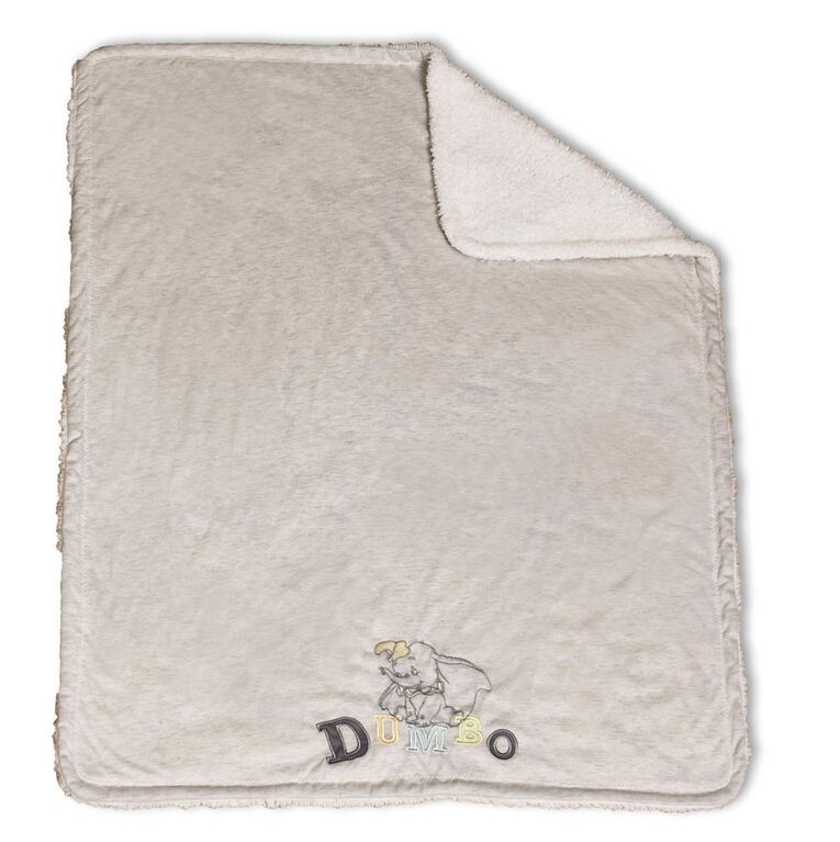 Disney Baby Couverture de tricot jersey pour bébé- Dumbo