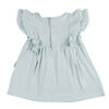 Gerber Childrenswear - 2-Piece Dress + Diaper Set Aqua Blue - 0-3M